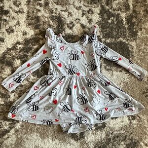 Little Sleepies bumblebee twirl dress